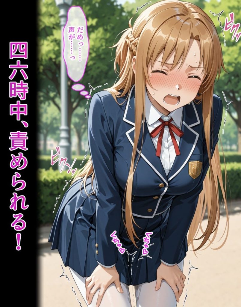 【SAO】 結〇明〇奈【イけばイくほど、成長する触手パンツ＆プラグとの一週間】