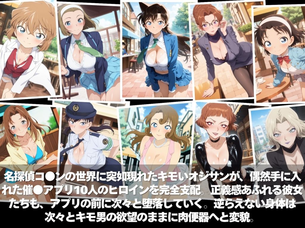 【名探偵コナン】 キモ男の逆襲。孕ませ完全征服！全員ペット化計画。黒の組織も驚く、完全支配。