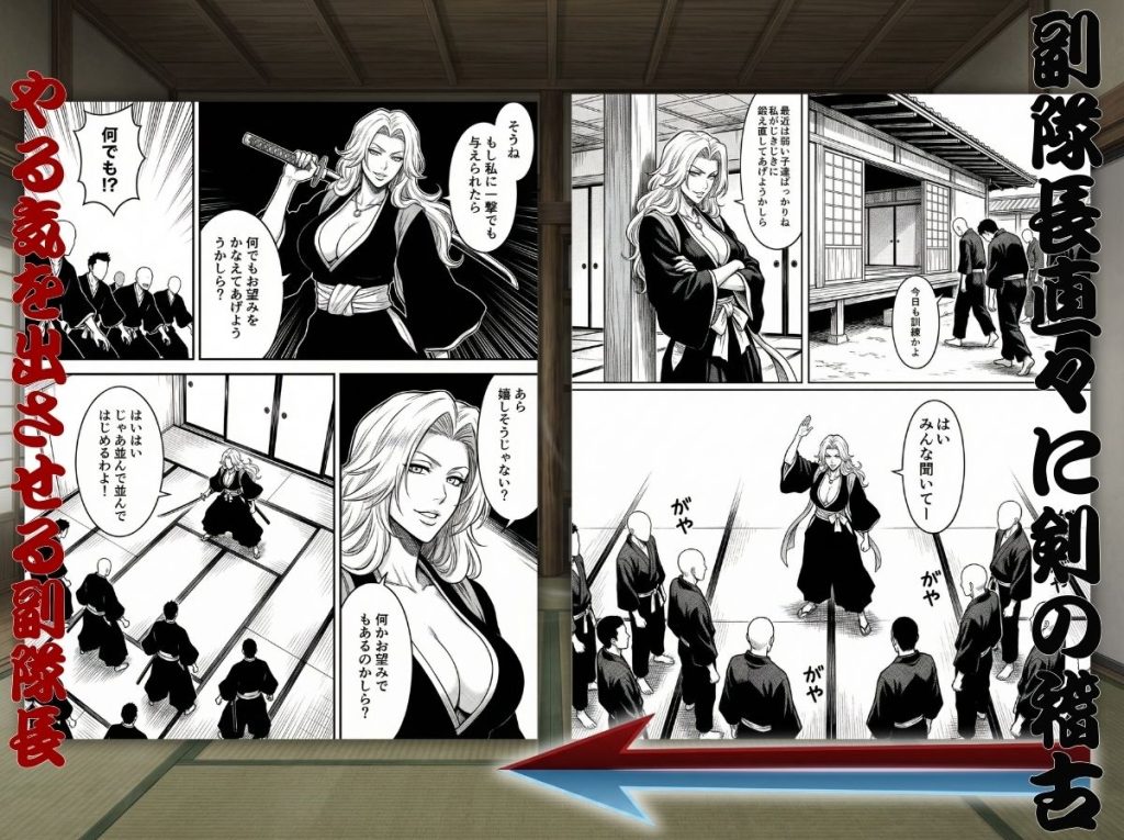 【ブリーチ】 十番帯の汁稽古 〜1分我慢で皆の卍オナホ〜｜松本乱菊がバニー姿で男たちのオナホ化！