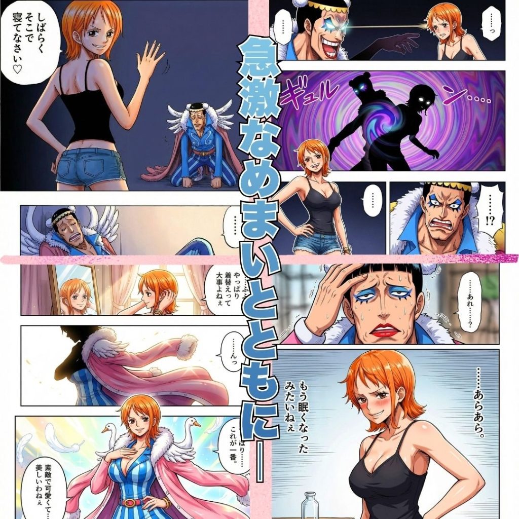 【ワンピース】 オカマ憑依 悪いポコチンにはおしおきよ〜ん 泥棒猫編