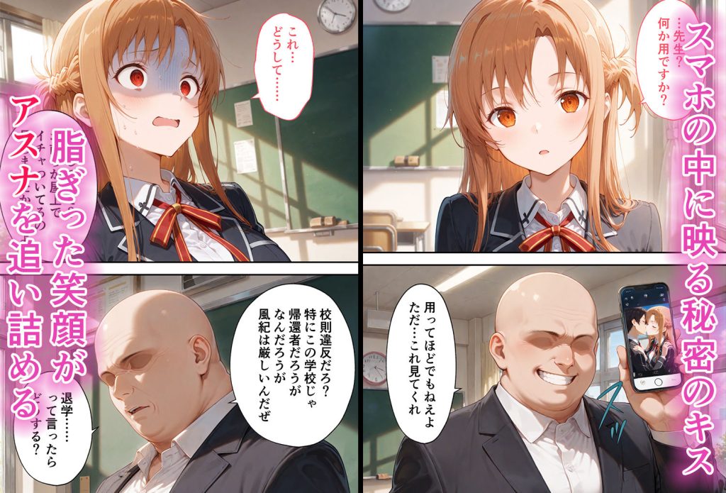 【SAO】 弱みを握られた俺の彼女が寝取られ堕ちるまで アスナ編
