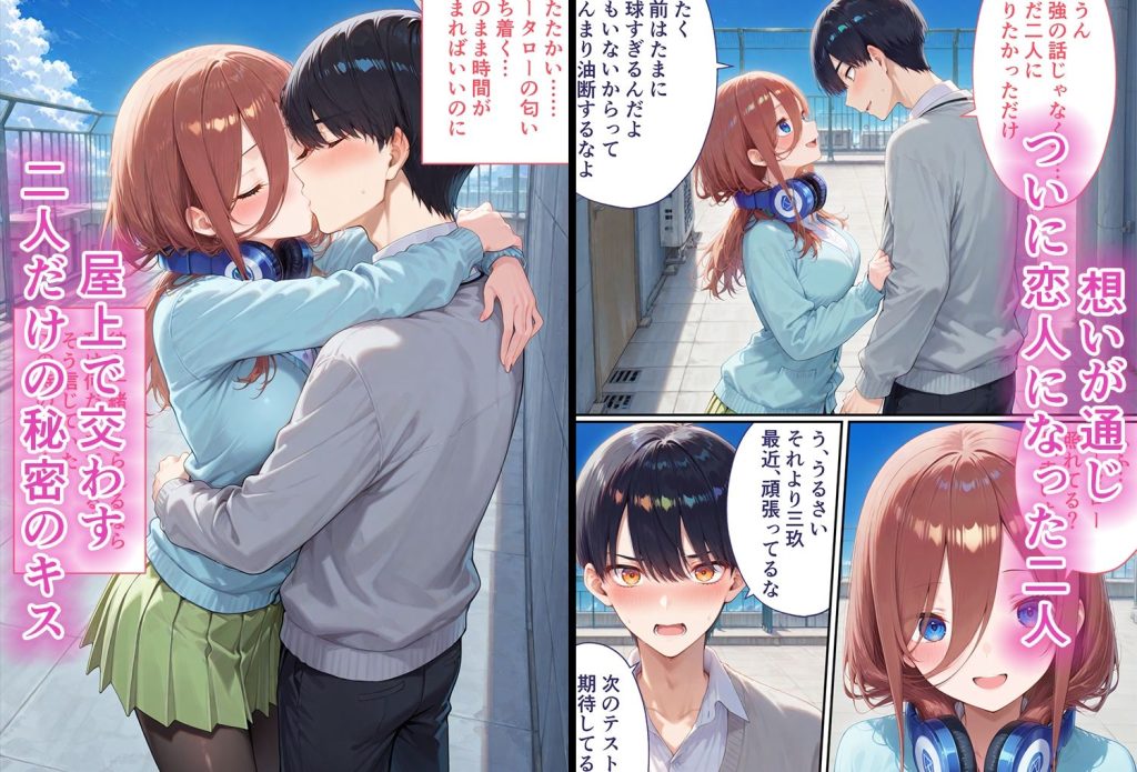 【五等分の花嫁】 弱みを握られた俺の彼女が寝取られ堕ちるまで 三玖編